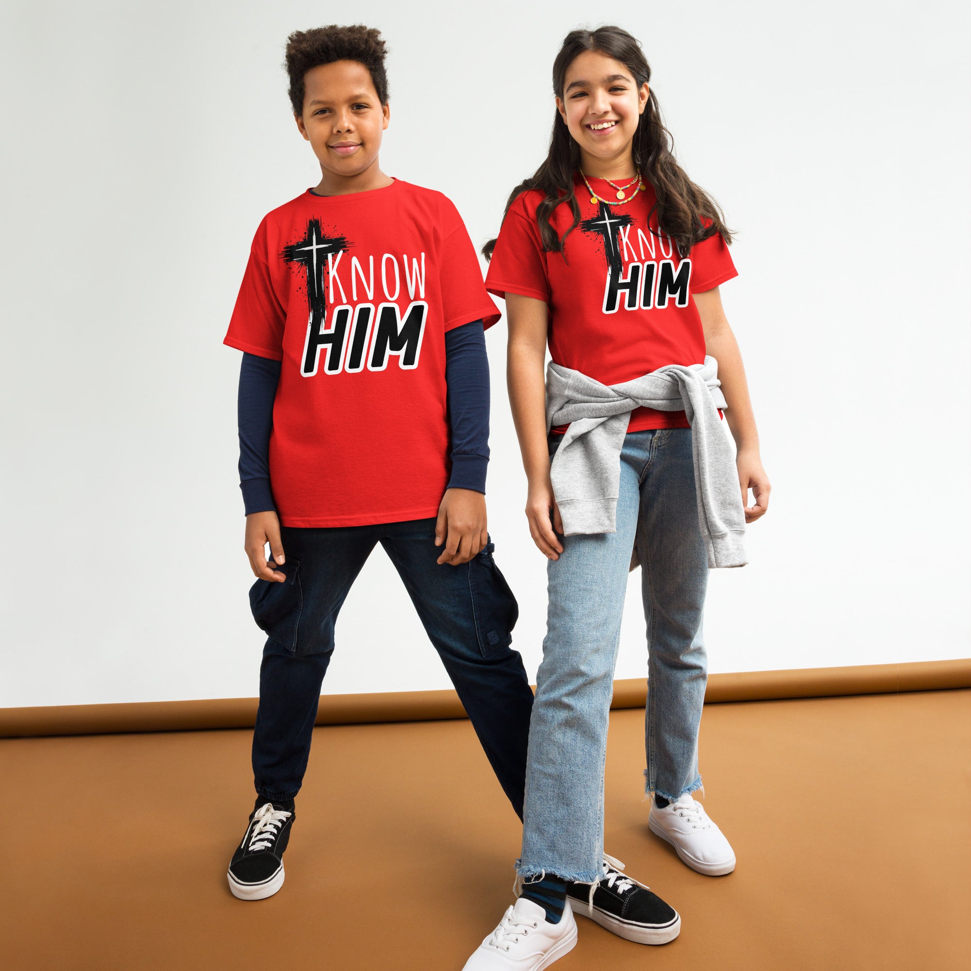 I Know HIM Youth tee